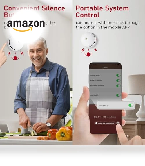 Smart WiFi Wireless Smoke Detector — Smoke Detectors, Deller