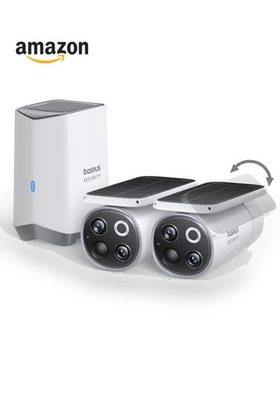 Solar Security Camera Wireless Outdoor 2-Cam Kit — Security Cameras, Baseus