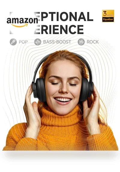 Upgraded Bluetooth Headphones — Over-Ear Headphones, Picun