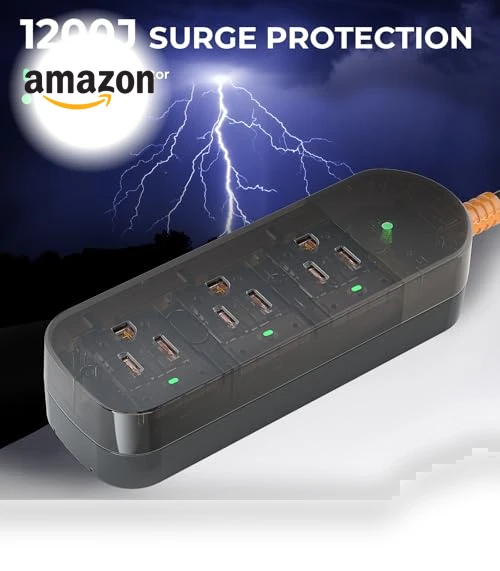 Weatherproof Surge Protector Power Strip — Power Solutions & Surge Protection, ZZJ