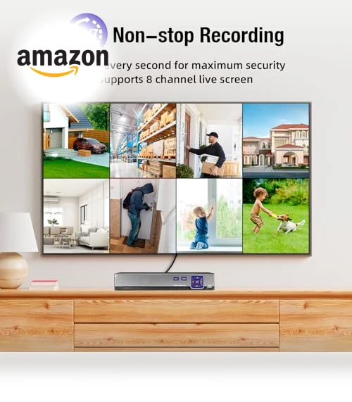 1080P 8-Channel Security Camera DVR System — Security Video Recorders, KERUI