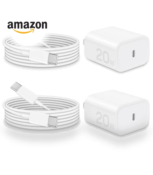 20W PD Fast Charger Block with 6Ft USB C Cable — Chargers, Shenzhen Yijiapin Trading Co., Ltd.
