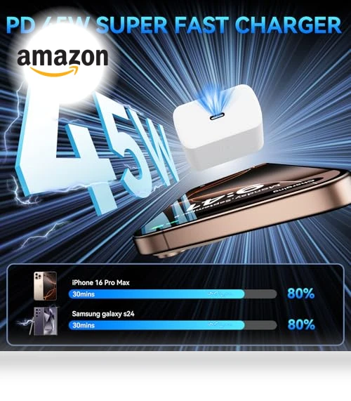 45W Super Fast USB C Charger with 10FT Long Charging Cable — Cables, Shenzhen Xihuida Electronics Co., Ltd.