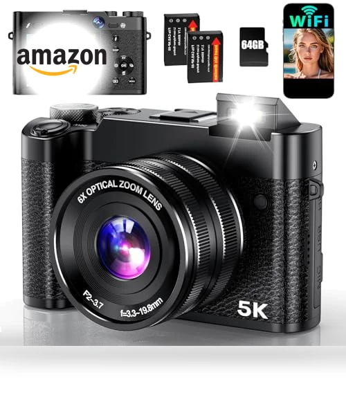5K Digital Camera — Compact Digital Cameras, Aboobu