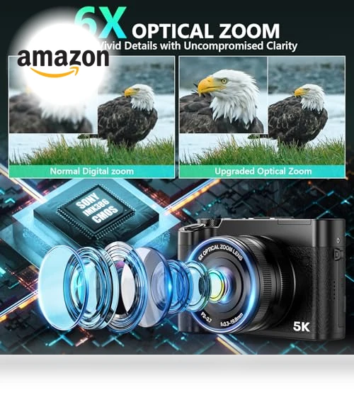5K Digital Camera — Compact Digital Cameras, Aboobu