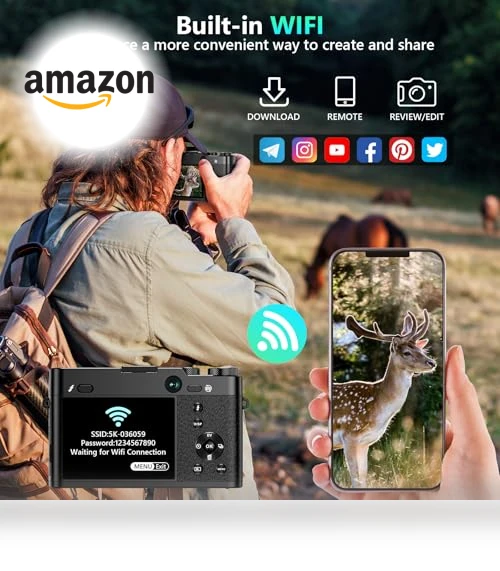 5K Digital Camera — Compact Digital Cameras, Aboobu