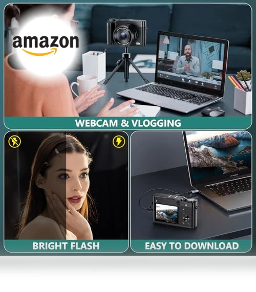 5K Digital Camera — Compact Digital Cameras, Aboobu