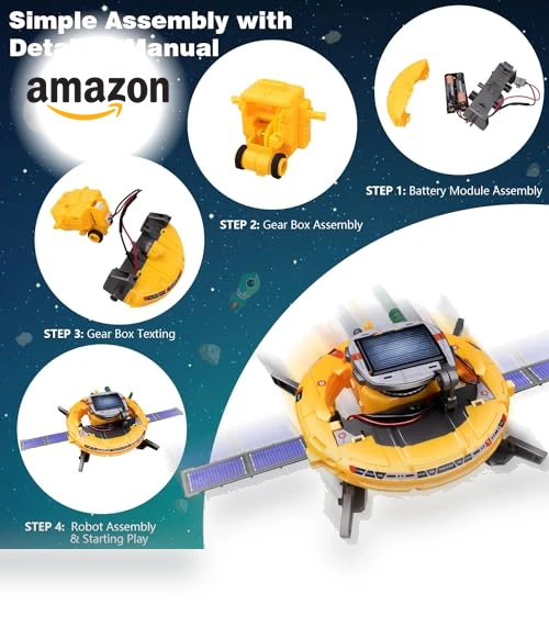 6-in-1 Solar Robot Toys — Solar Power, Dioju