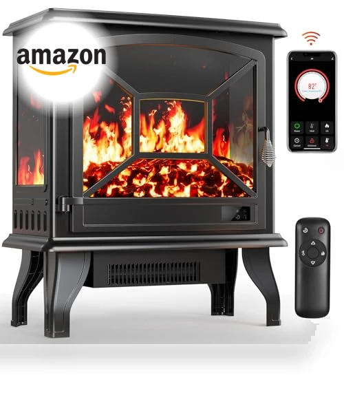 Electric Fireplace Heater — Portable Heating Solutions, Silonn