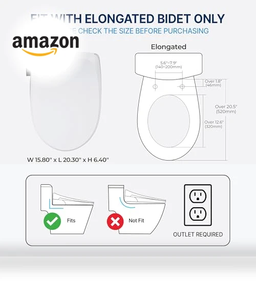 Electric Heated Bidet Toilet Seat — Bidet Seats, inus