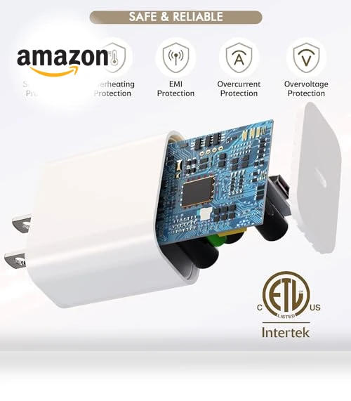 Fast Charging USB-C Cable and Wall Charger Set — Lightning, GOOD EVER TRADING LTD