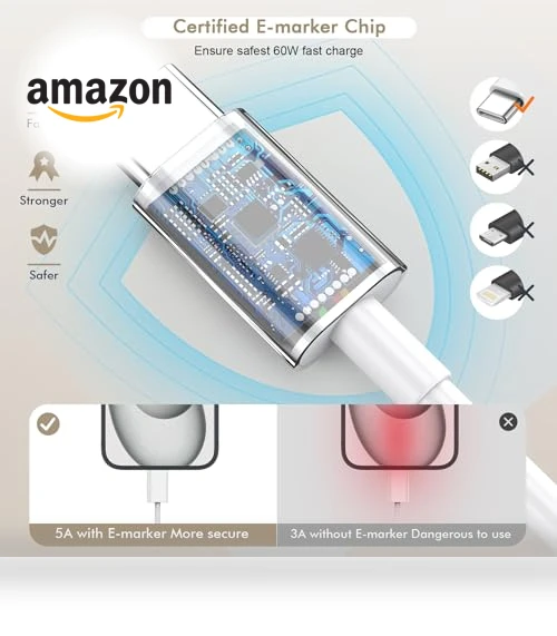 Fast Charging USB-C Cable and Wall Charger Set — Lightning, GOOD EVER TRADING LTD