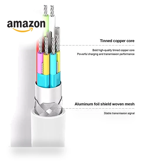 MFi Certified iPhone Charger 5pack — Lightning, AZMOGDT