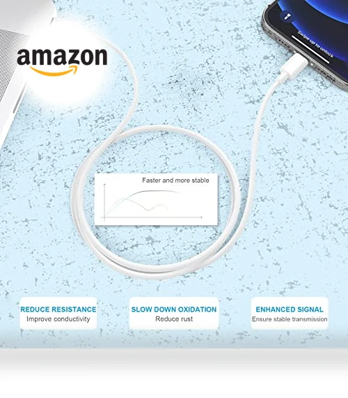 MFi Certified iPhone Charger 5pack — Lightning, AZMOGDT