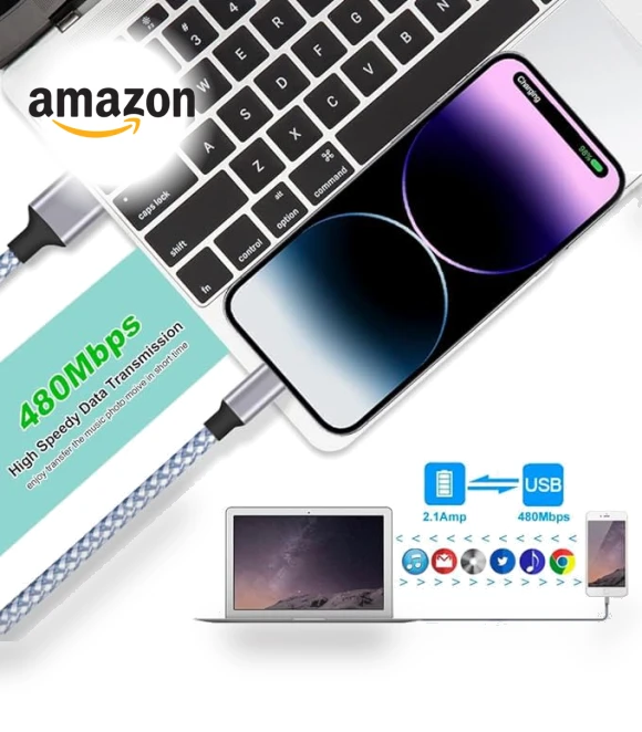 MFi Certified Lightning Cable 3pack — Lightning, DAZHWA