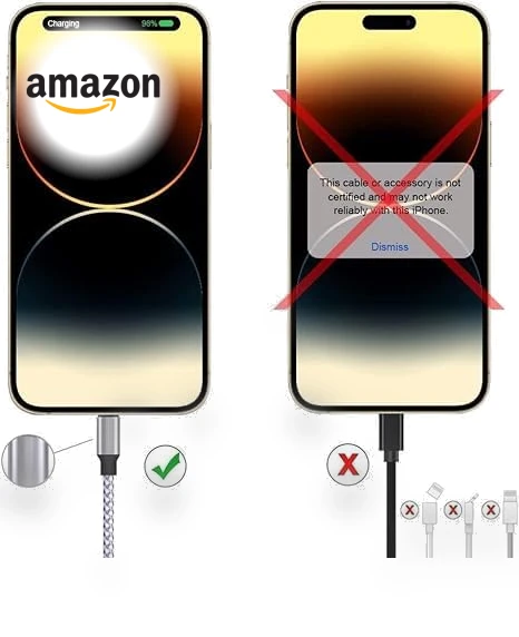 MFi Certified Lightning Cable 3pack — Lightning, DAZHWA