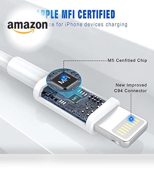 MFi Certified Lightning Cable 3Pack — Lightning, OCEEK