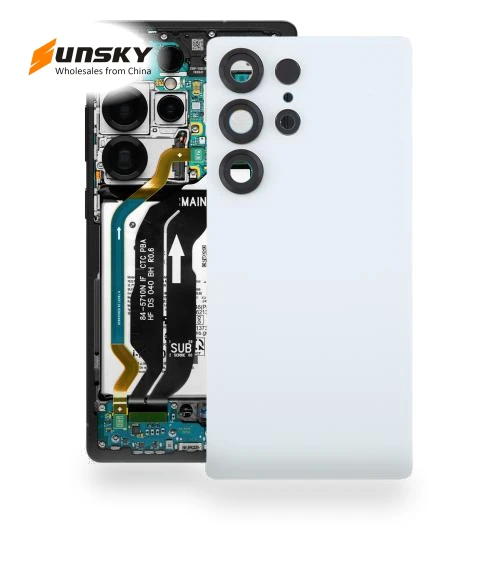 OEM Battery Back Cover with Camera Lens Cover — Back Covers, Samsung