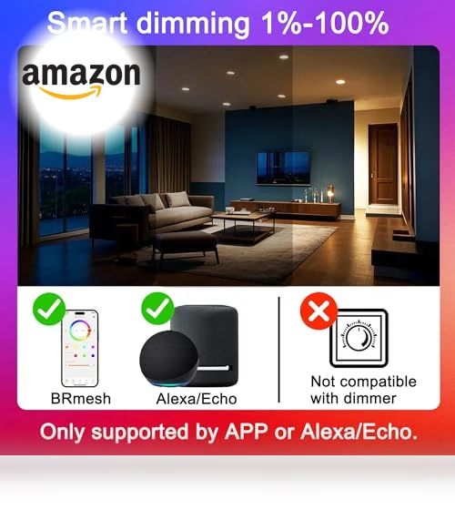 Smart Flood Light Bulbs — LED, ILC