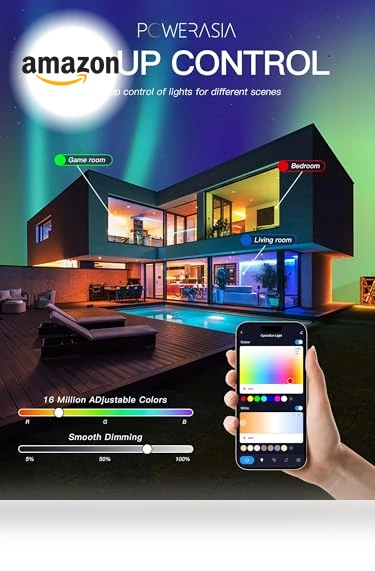Smart LED Recessed Lighting with RGB Back Light — LED, POWERASIA