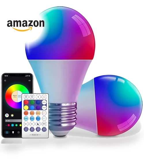 Smart Light Bulbs with Remote — LED, VvLons