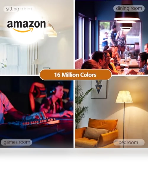 Smart Light Bulbs with Remote — LED, VvLons