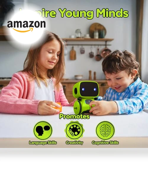 Smart Voice Controlled Robot Toy — Interactive Figures & Robots, Contixo Inc