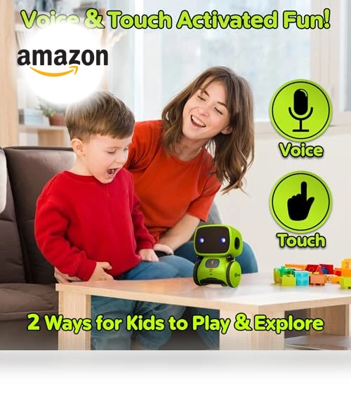 Smart Voice Controlled Robot Toy — Interactive Figures & Robots, Contixo Inc