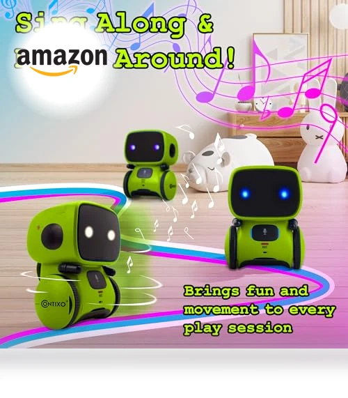 Smart Voice Controlled Robot Toy — Interactive Figures & Robots, Contixo Inc