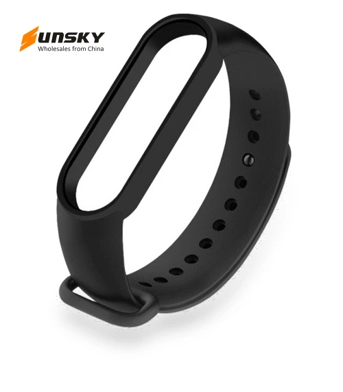 Solid Color Silicone Watch Band — Fitness Bands, Xiaomi