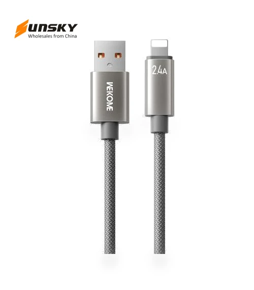 USB to 8 Pin Fast Charging Data Cable — Cables, WK