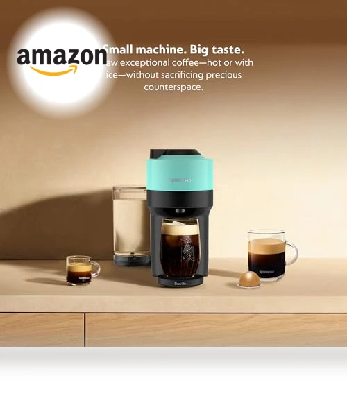 Vertuo Pop+ Coffee and Espresso Maker with Milk Frother — Brewing Excellence, Nespresso