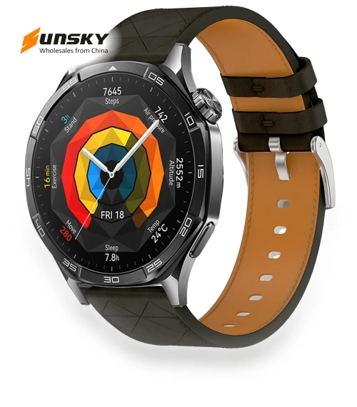 Leather Watch Band — Watch Accessories, Huawei