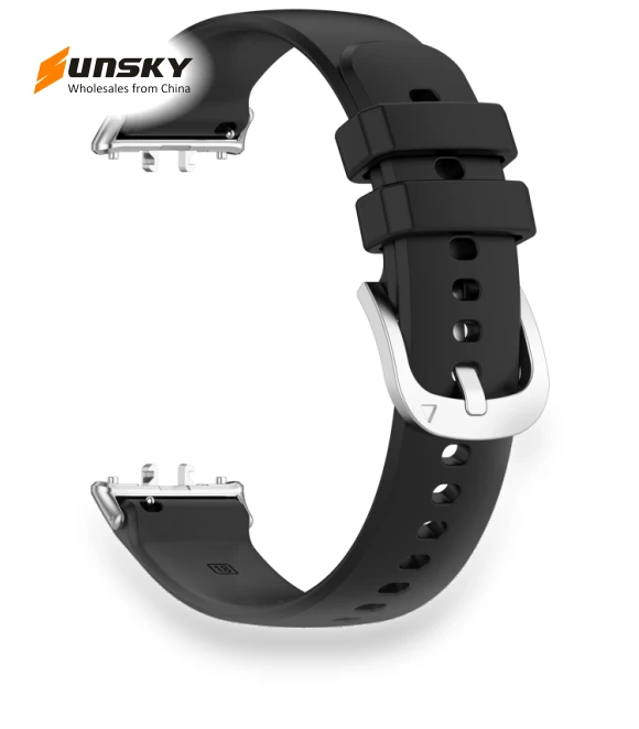 Metal Connector Liquid Glossy Silicone Watch Band — Bands, Samsung