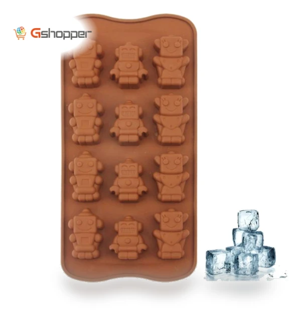 12 Grid Robot Ice Grid Mold — Ice Cube Molds & Trays