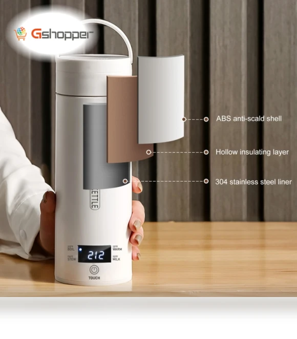 Electric Heating Water Cup Smart Boiling Kettle — Electric Kettles