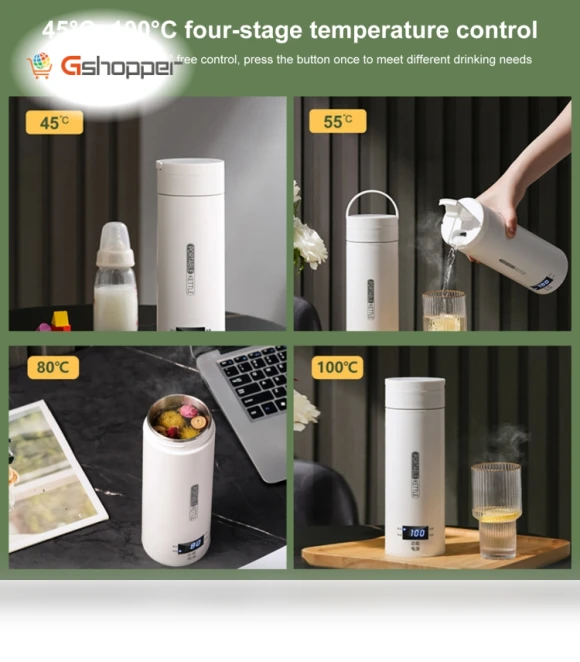 Electric Heating Water Cup Smart Boiling Kettle — Electric Kettles