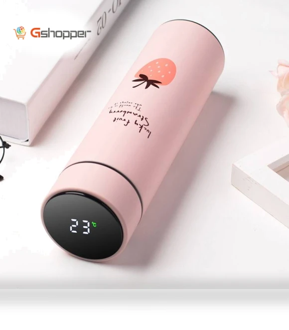 Mini Portable Smart Thermos Cup — Travel Drinkware