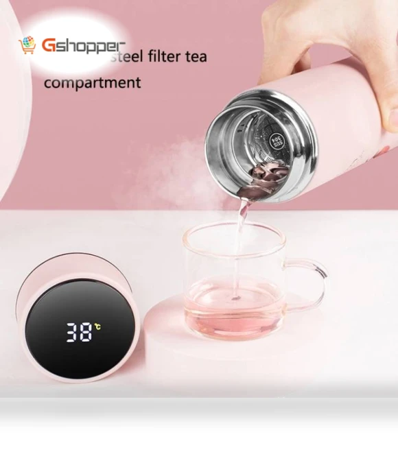 Mini Portable Smart Thermos Cup — Travel Drinkware