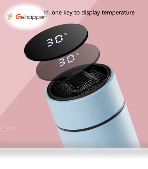 Mini Portable Smart Thermos Cup — Travel Drinkware
