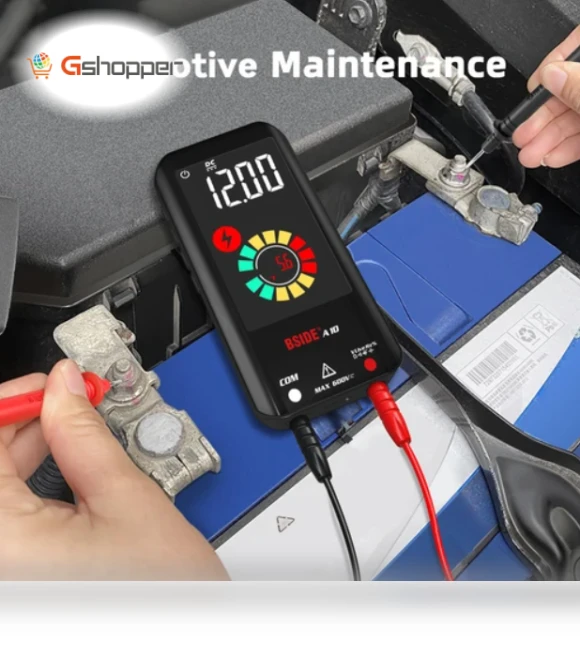 Smart Digital Multimeter with True RMS, 9999 Counts, Color Display — Electrical Testers, BSIDE