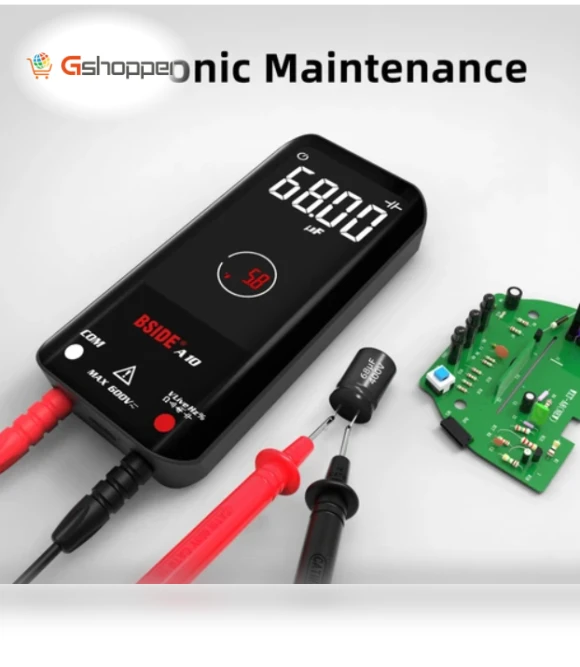 Smart Digital Multimeter with True RMS, 9999 Counts, Color Display — Electrical Testers, BSIDE