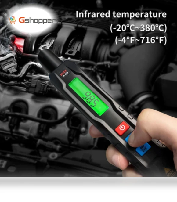 Intelligent Digital Multimeter with Infrared Temperature Testing — Multimeters & Analyzers, BSIDE