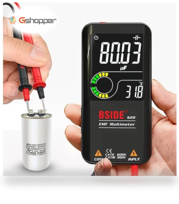 Electromagnetic Radiation Detector Multimeter with Color Screen — EMF Detectors, BSIDE