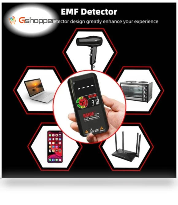 Electromagnetic Radiation Detector Multimeter with Color Screen — EMF Detectors, BSIDE