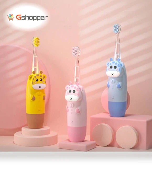 Colorful Waterproof Electric Toothbrush for Kids — Kids' Electric Toothbrushes