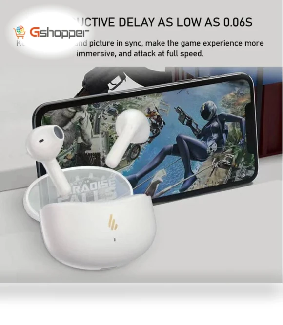 TWS Bluetooth 5.3 Earphone with 13mm Drivers, HiFi Stereo, Low Gaming Latency, AI Call Noise Cancelling — In-Ear Headphones, EDIFIER