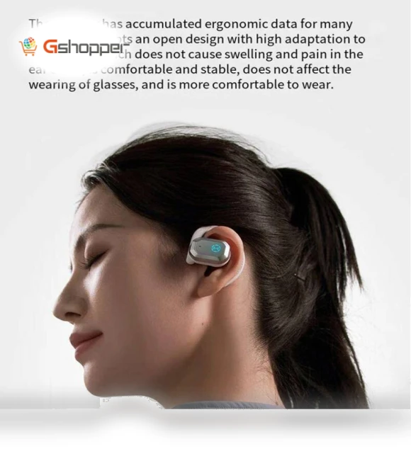 Air Conduction Earbuds Bluetooth Earphone with AI Call Noise Cancelling — In-Ear Headphones, EDIFIER
