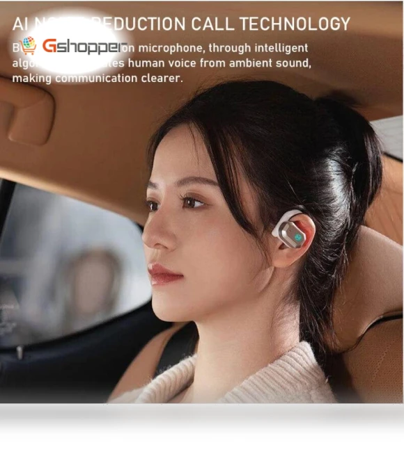 Air Conduction Earbuds Bluetooth Earphone with AI Call Noise Cancelling — In-Ear Headphones, EDIFIER
