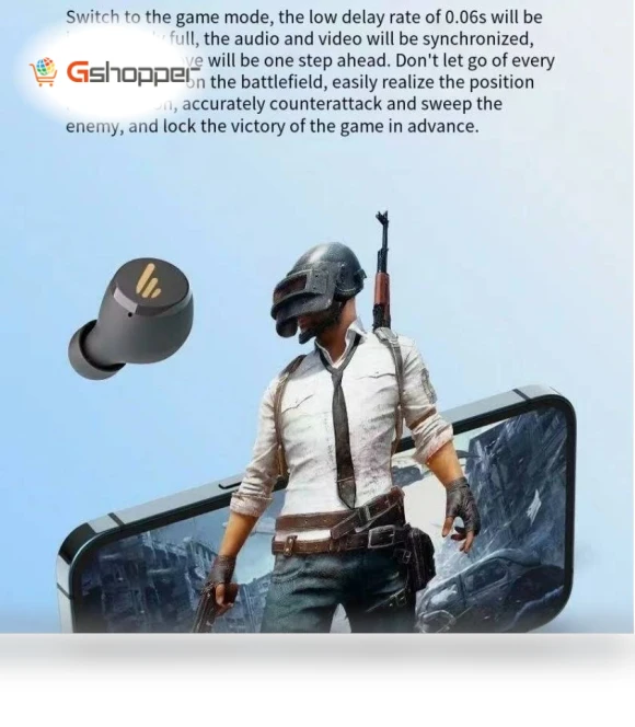 TWS Bluetooth 5.3 Earphone with AI Call Noise Cancelling — In-Ear Headphones, EDIFIER